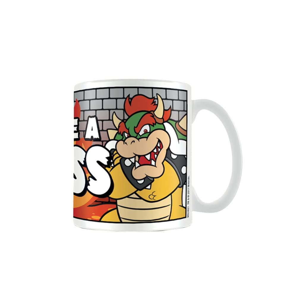Pyramid International Super Mario (Like A Boss) Mug - 10Oz / 315Ml Ceramic Mug - One Size
