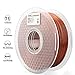 AMOLEN PLA 3D Printer Filament, 1.75mm, Frosted Copper 1 kg Spool, Includes Sample Color Changing with Temperature Green to Yellow Filament