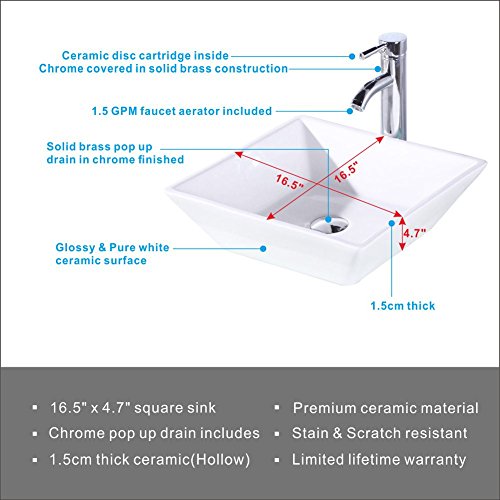 24" Grey Bathroom Vanity Cabinet and Sink Combo Glass Top MDF Wood w/Sink Faucet &Drain set - Thumbnail 5
