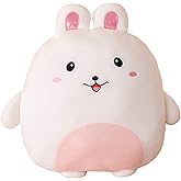 Grafingy Bunny Plush Pillow, 16 inch Bunny Stuffed Animal Toy Rabbit Bunny Plushies Throw Pillow Toys Gifts for Room Decor Kids Birthday Valentine