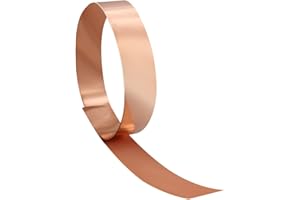 Uxney Copper Sheet Roll,Copper Flashing Roll 1000x50x1mm(LxWxT) Applicable to Various House Repair and DIY Projects