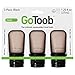 Humangear GoToob Civilized Squeezable Travel Tube (Pack of 3)
