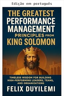 Livro Os maiores princípios de gestão de desempenho do rei Salomão