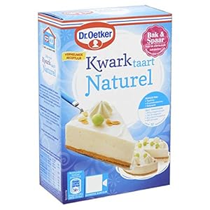 Dr.Oetker Kwarktaart Naturel, taartmix voor 12 taartpunten (408 g)