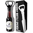 Magnetic Beer Bottle Opener Figure Beer Bottle Bar Refrigerator Décor Unique Birthday Gifts Collection (Hoegaarden)