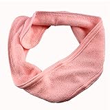 Women's Adjustable Elastic Wash Face Makeup SPA Stretch Headband Pink
