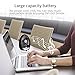 Qoosea USB Desk Fan Bluetooth Speaker Fan (3-Speed) Personal Handheld Fan Table Fan Battery Operated Fan Rechargeable Mini Quiet Small Fan Support TF 64GB with integrated Bluetooth Speaker(Black)