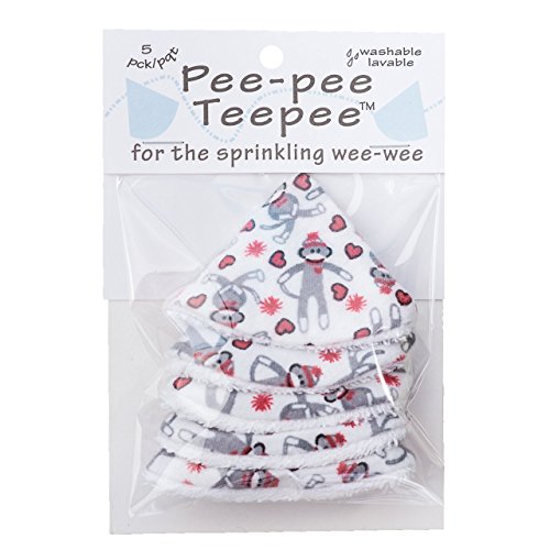 Pee-pee Teepee Sock Monkey White - Cello Bag
