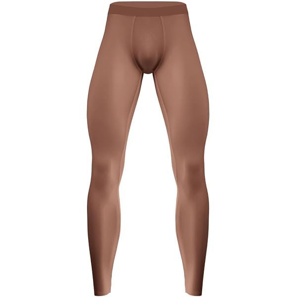 Calze Uomo Alte Fino Alla Coscia – Lucide, Trasparenti, Elastiche In Nylon E Spandex (Glossy See-through)