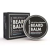 Beard Balm-Chamuel Men's All Natural Leave-In Conditioner Will Moisturize and Style Your Beard-Absorbs Quickly-Keeps Your Beard Looking Great All Day Long! AWESOME SCENT-Large Tin-GREAT LOW Price!