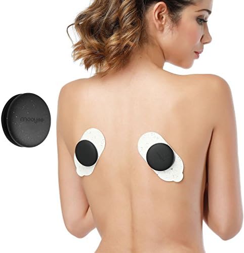 MOOYEE Massager Rechargeable Mini Wireless Bluetooth Massager for Back/Neck Pain Relief with APP Support Smartphone Control(M2)