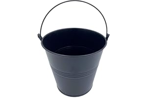 ZBXFCSH Grill Grease Bucket Fits Traeger/Pit Boss Wood Pellet Grills, Drip Bucket for Oklahoma Joe's, Grill Grease Bucket Fits Most Offset Smokers, Black