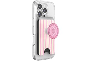 PopSockets Phone Wallet with Expanding Grip, Phone Card Holder, Wireless Charging Compatible, Wallet Compatible with MagSafe 