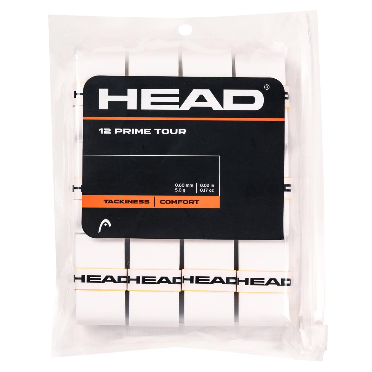 HEAD Prime Tour Overgrip 12 Pack White