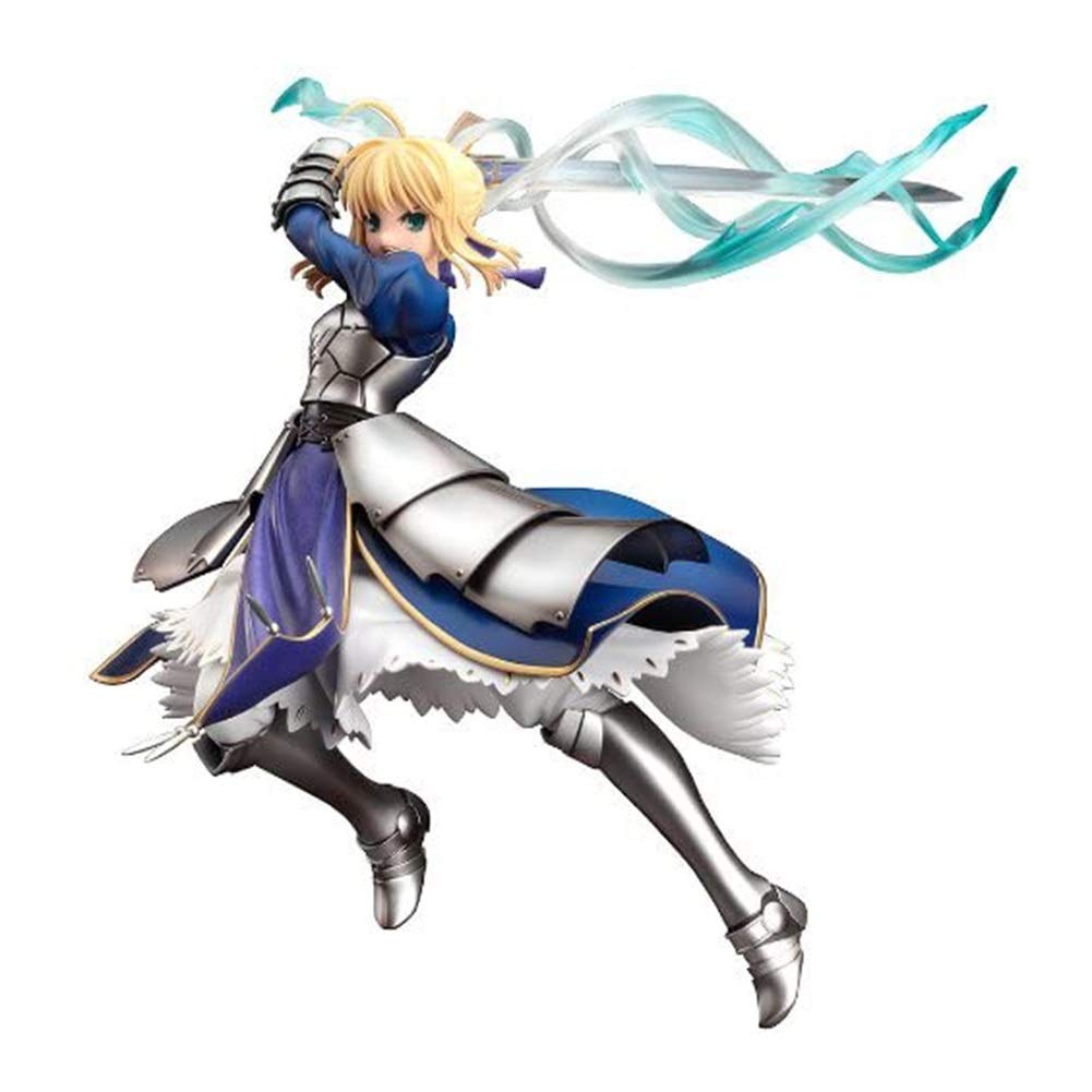 HTQING Fate Stay Night Excalibur Morgan Saber Alter PVC Figure 9.8 Inch