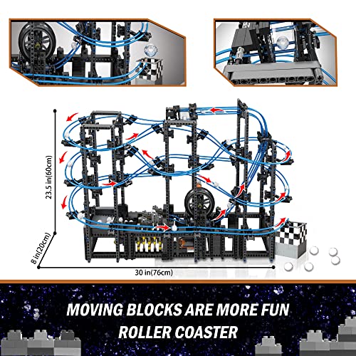 Addshiny Educational Marble Run Assembly Line Building Set ,Run Ball