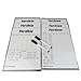 SPORT BEATS 6 Counts Yardzee Yardkle Laminated Scoresheets for Yard Dice Games