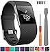 TreasureMax for Fitbit Surge Bands, Adjustable Replacement Accessories Straps for Fitbit Surge Watch Fitness Tracker WatchBand Wristband