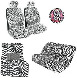 Interior Accessories Zebra Blue Car