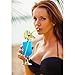 Blulu 100 Pieces Umbrella Disposable Bendable Drinking Straws for Luau Parties, Bars, Restaurants