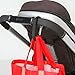 Baby Big Stroller Hooks Stroller Clips, EleFox Heavy Duty Aluminium Carabiner Clip Hook for Diaper Bags, Toys, Bags, Stroller Accessories