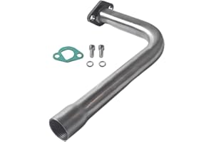 SJVLXHI Upgrade Exhaust Pipe With Female Threaded For Predator 212cc 196cc Go Kart& Mini Bike, For Coleman Powersports CT200U,CT200U-EX,BT200X, For Honda GX160,GX200
