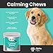 Alpha Paw Calming Chews for Dogs - Natural Calming Aid & Dog Anxiety Relief - Calming Dog Treats Made with Magnesium, L-Theanine, L-Tryptophan, Valerian Root, Chamomile