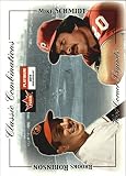 2001 Fleer Platinum Classic Combinations #26 M.Schmidt B.Robinson /1000 - NM-MT