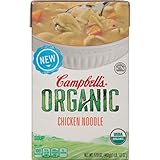 Campbell's Organic Soup, Chicken Noodle, 17 Ounce (Pack of 8)