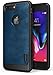 iPhone 7 Plus Case, Ringke [Flex S Series] Coated Textured Leather Style Flexible TPU Advanced Shock Protection Durable Sophisticated Rustic Stylish Case for Apple iPhone 7 Plus - Deep Blue