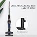 Deik Vacuum Cleaner, 2 in 1 Cordless Vacuum Cleaner, Lightweight Stick and Handheld Vacuum, High-power Rechargeable Bagless Vacuum with Upright Charging Base