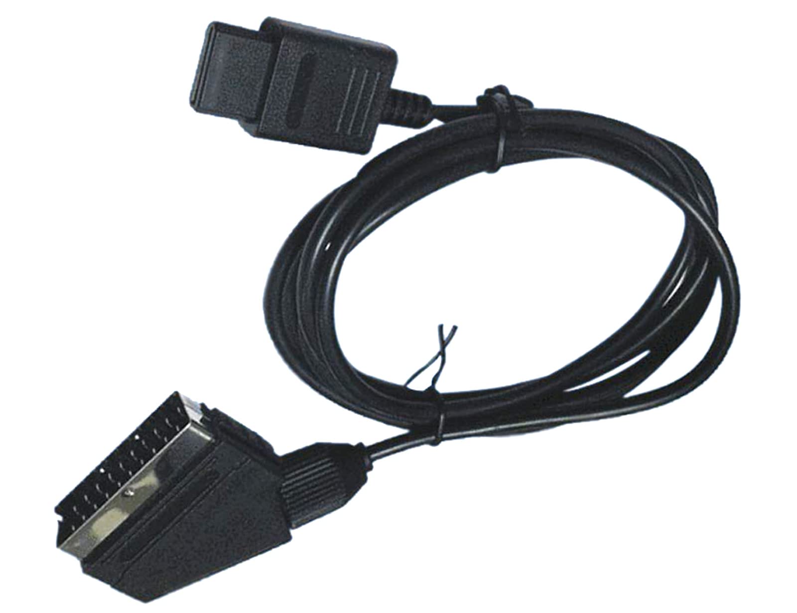 Young Wolf 1.8 Meters PVC RGB Scart AV Cable Lead Compatible with N64 NGC SNES