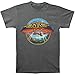 Boston Spaceship Distressed Charcoal Grey T-Shirt