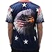 American Flag and Eagle Men's T-Shirt and bracelet
