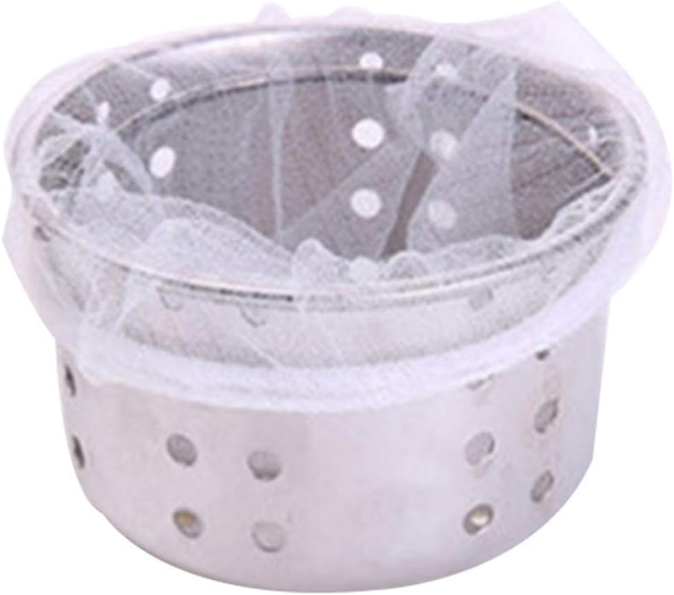 FAMKIT 100Pcs Drain Strainer Bag Kitchen Sink Strainer Mesh Bag Residue