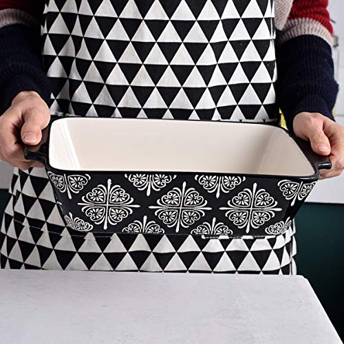 KINGSBULL HOME Casserole Dish Baking Dish Ceramic Baking Set 3pcs