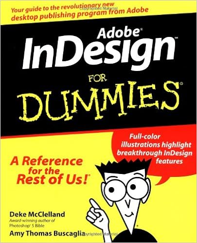 Adobe Indesign For Dummies Mcclelland Deke Thomas Buscaglia Amy 0785555018983 Amazon Com Books