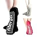 Best Yoga Socks - Anti-odor, Antibacterial Non Slip Yoga Pilates Barre Grip Sox Steel Grey