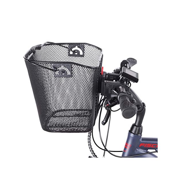 €28.53 FISCHER E- Bike Korb, Cestino per Bicicletta elettrica.  Unisex-Adulti, Nero, normale - bikewebshop.it