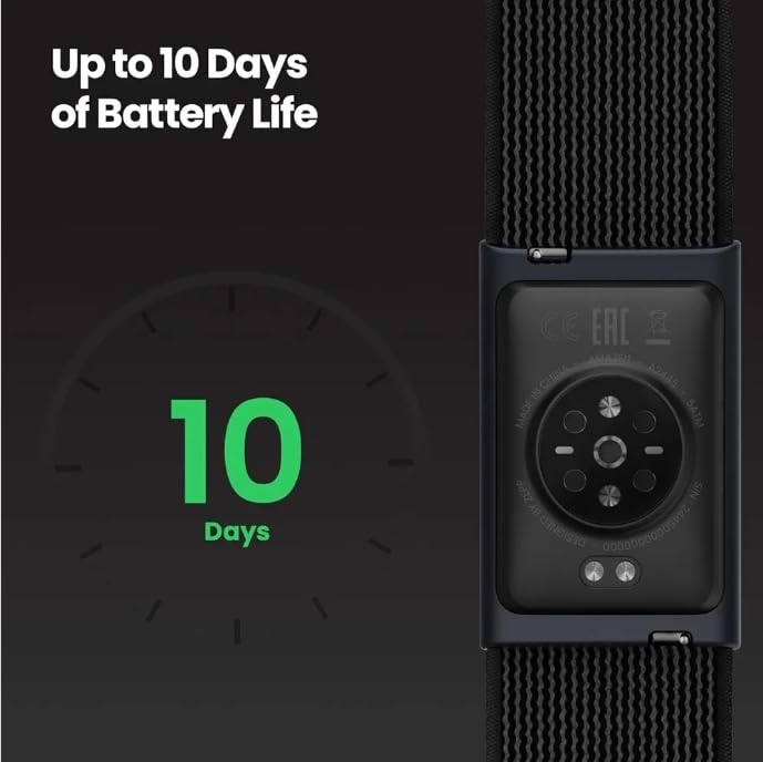 RizqMart Smart Fitness Tracker Watch for Men & Women, 24/7 Heart Rate & Sleep Monitor, 27 Sports Modes, 10-Day Battery, Waterproof Activity Tracker for Android