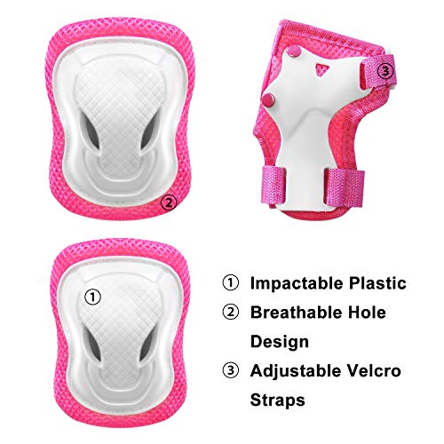 image for YUFU Kids Helmet Sports Protective Gear Set for 9-13 Years Children Bo