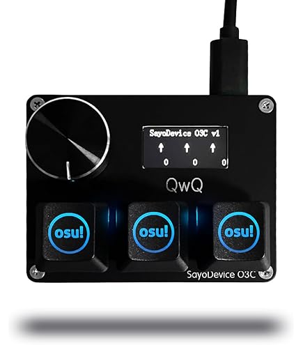 Amazon.com: BTXETUEL SayoDevice O3C++ OSU Keyboard Rapid Trigger