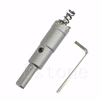 Generic 1set Drill Bit New Alloy Stainless Steel Metal Carbide Tip TCT Drill Bit Set Hole Saw 18mm