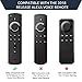[2 Pack ] Firestick Remote Case, Silicone Fire Remote Cover Compatible with 4K Firestick TV Stick, Firetv Remote Cover Case, Lightweight Anti Slip Shockproof (Glowing Green & Red not Glow)