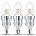 LOHAS Candelabra LED Bulbs, 7W LED Light, 65W-70W Incandescent Equivalent, Candelabra Base E12, Soft White LED 3000K, 120V, 680 Lumen Lamps for Home Lighting (3 Pack)