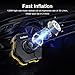Audew Portable Air Compressor Pump, Auto Digital Tire Inflator, 12V 150 PSI Tire Pump for Car, Truck, Bicycle, and Other Inflatables