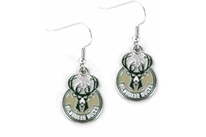 aminco NBA womens NBA Logo Dangler Earrings