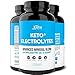 Keto Electrolyte Supplement - Electrolytes and Trace Minerals for Low-Carb Keto - Leg Cramp Relief, Hydration, Energy, Ketosis - Sodium, Potassium, Magnesium, Calcium - Keto Friendly Pills 120ct