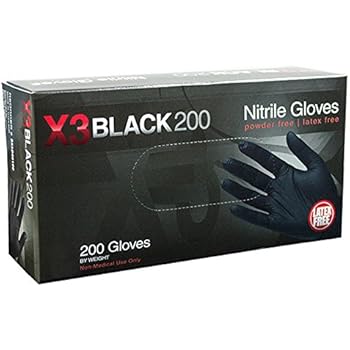 Amazon.com: Safeguard Nitrile Disposable Gloves, Powder