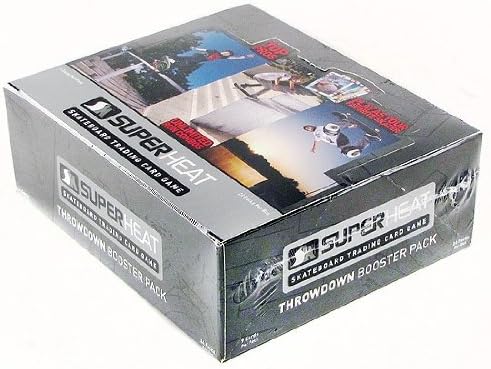 Super Heat Skateboard Trading Card Game Throwdown Booster Box 24 Packs